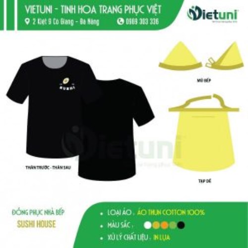 Đồng phục nhà hàng- khách sạn - Đồng Phục VIETUNI - Công Ty TNHH TM VIETUNI